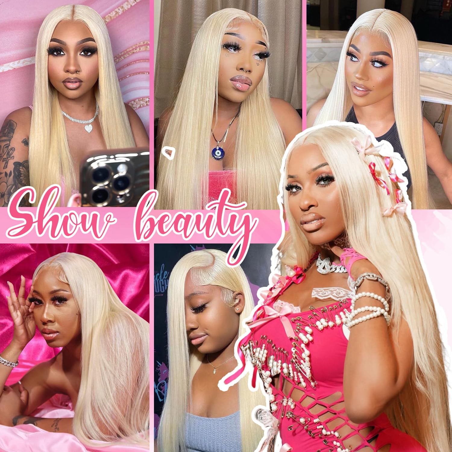 Deloni 613 lace-front wig baby-hair edge for natural appearance.