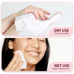 Deluwire Soft Dry Wipe dry-use scene demonstrates absorbent towels for quick cleansing