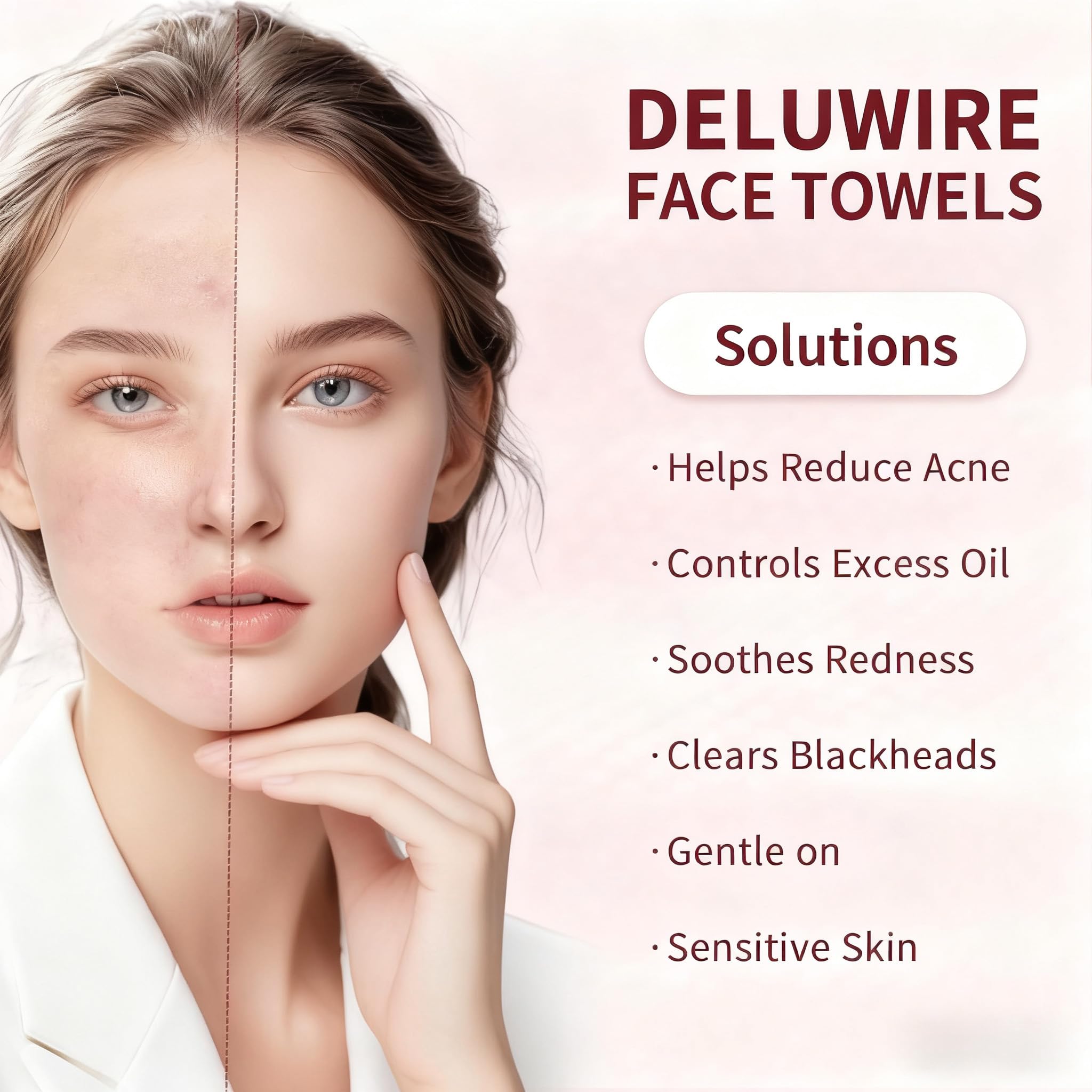 Deluwire Soft Dry Wipe pack open with pop-up convenience for easy grabbing