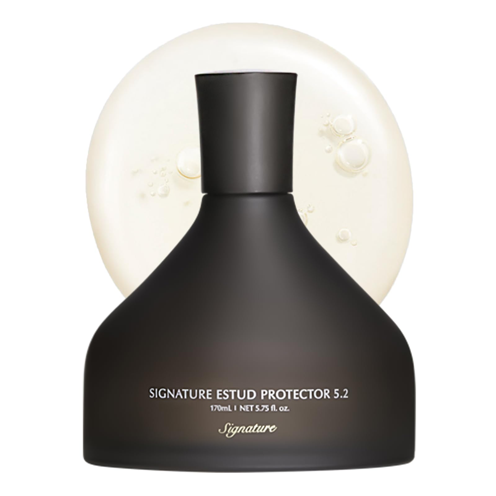 DEM 3 Signature ESTUD serum bottle highlights premium glass packaging for luxe skincare