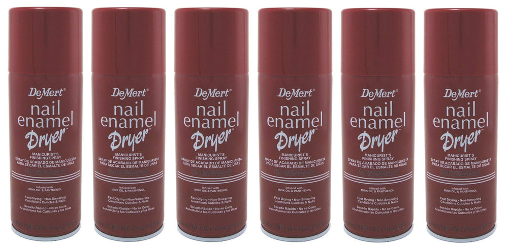 Demert Nail Enamel Dryer Spray bottle for quick-dry manicures and smudge prevention.