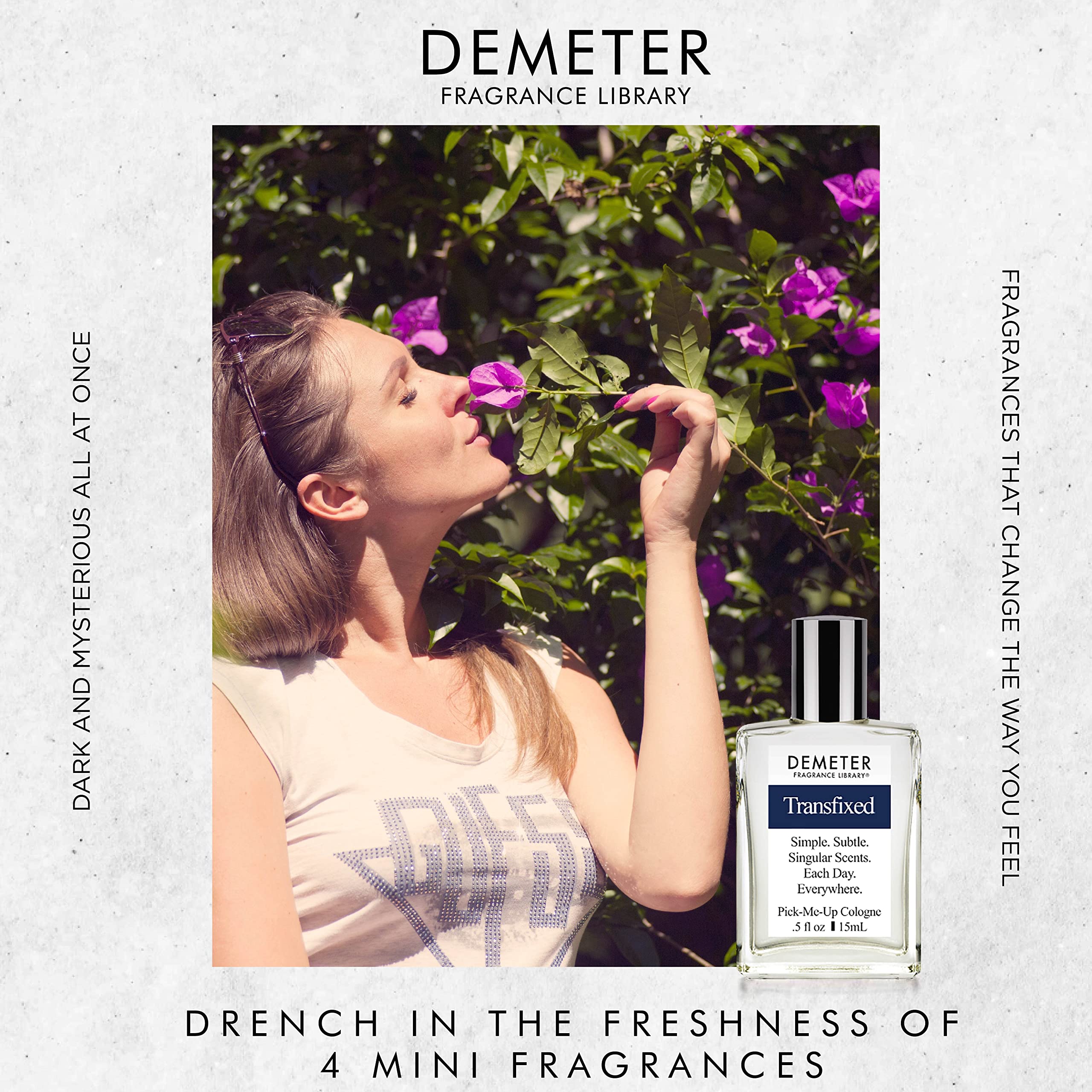 Demeter Transfixed bottle inspires a chic, modern daytime vibe.