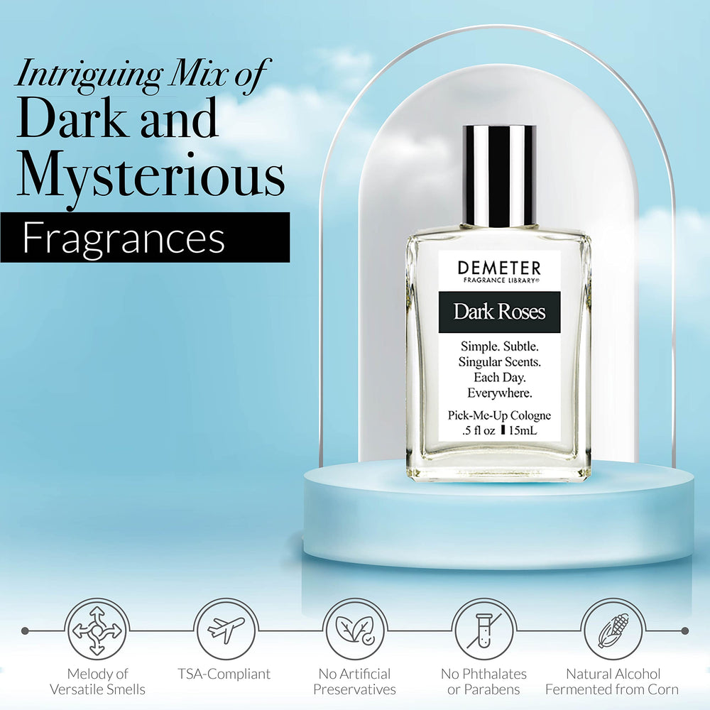 Demeter Dark Flowers travel-sized set packaging supports easy on-the-go refresh.