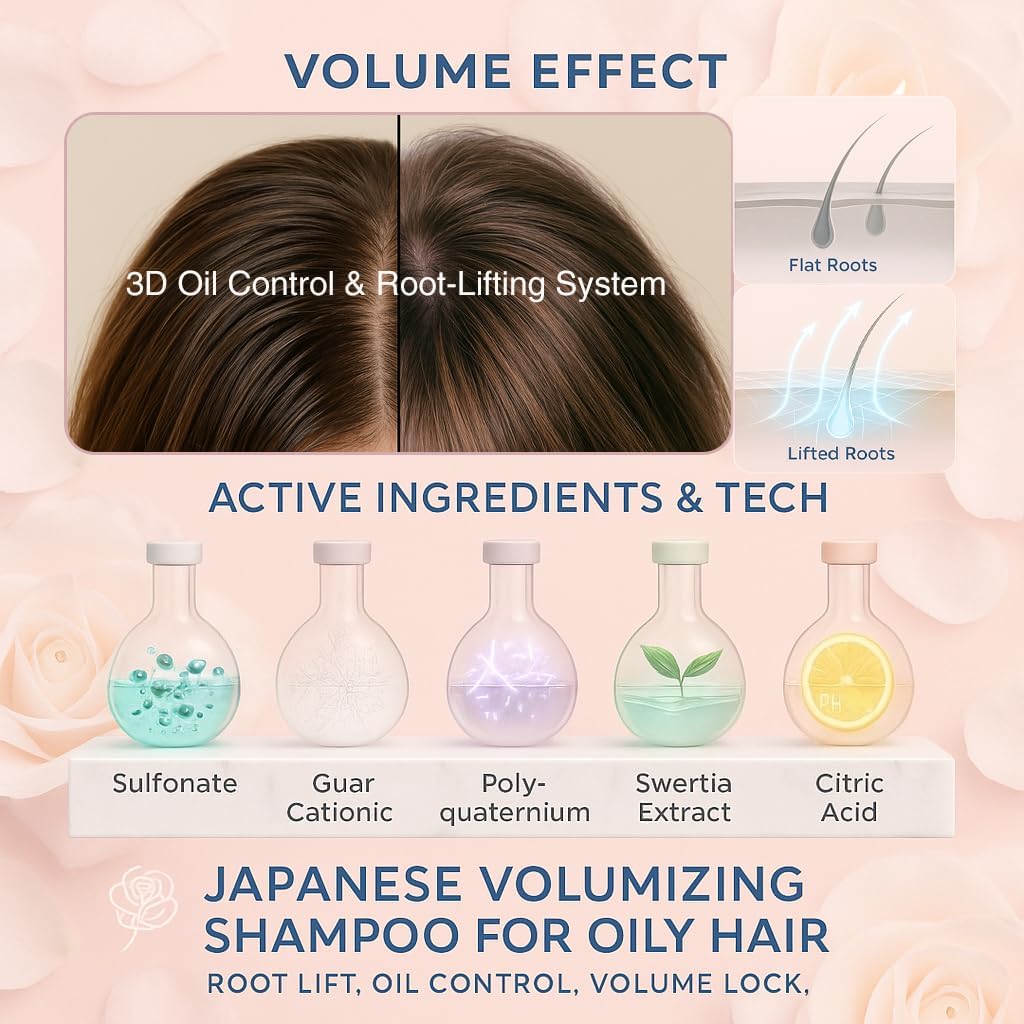 DEMIKI volume-boosting formula adds fullness and reduces flyaways.