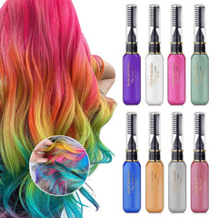 DeMoce Hair Chalk being applied for quick, fun color in minutes.