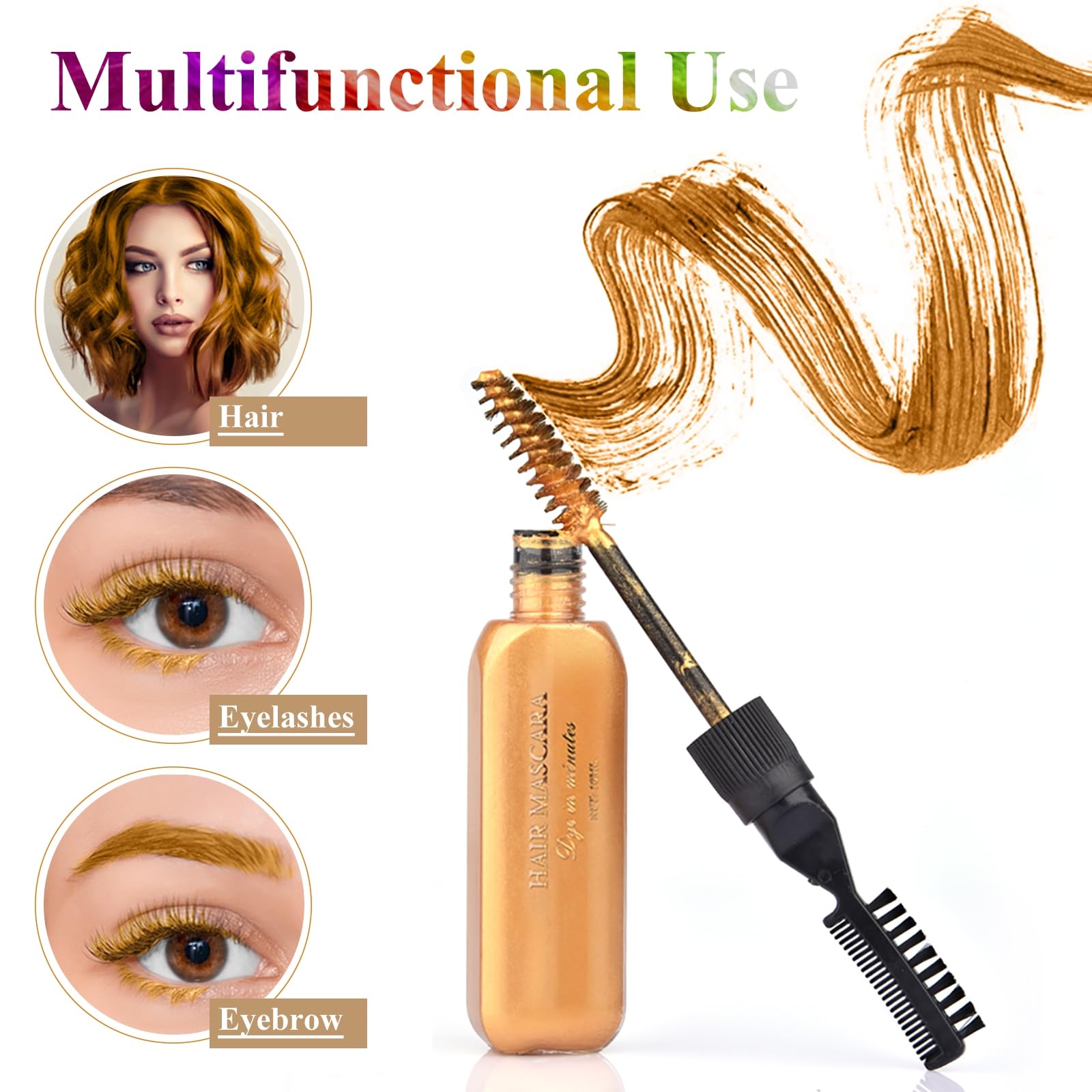 DeMoce Hair Chalk herbal non toxic ingredients skin friendly.