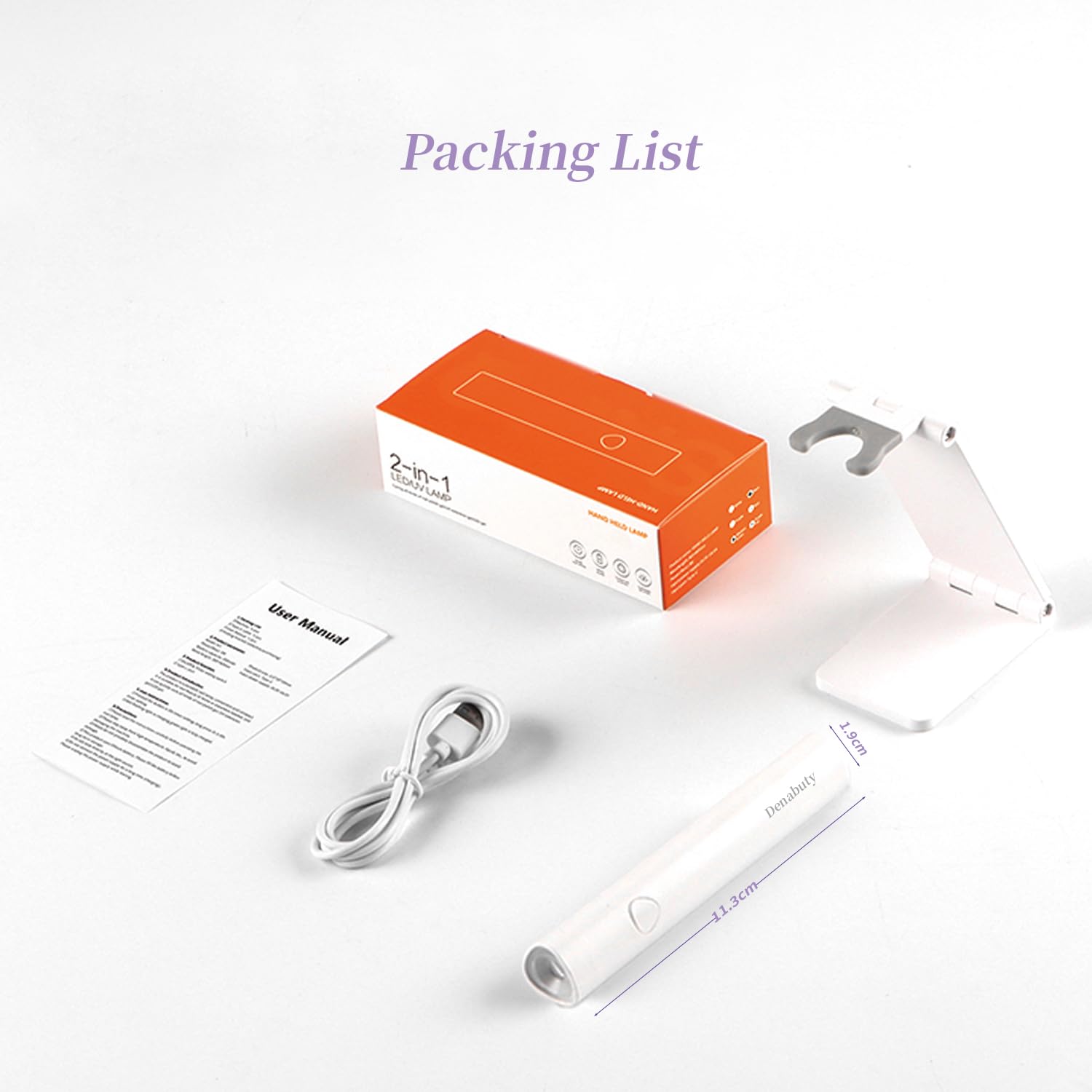 Denabuty UV beads 365-405nm concentrate light for targeted nail curing.