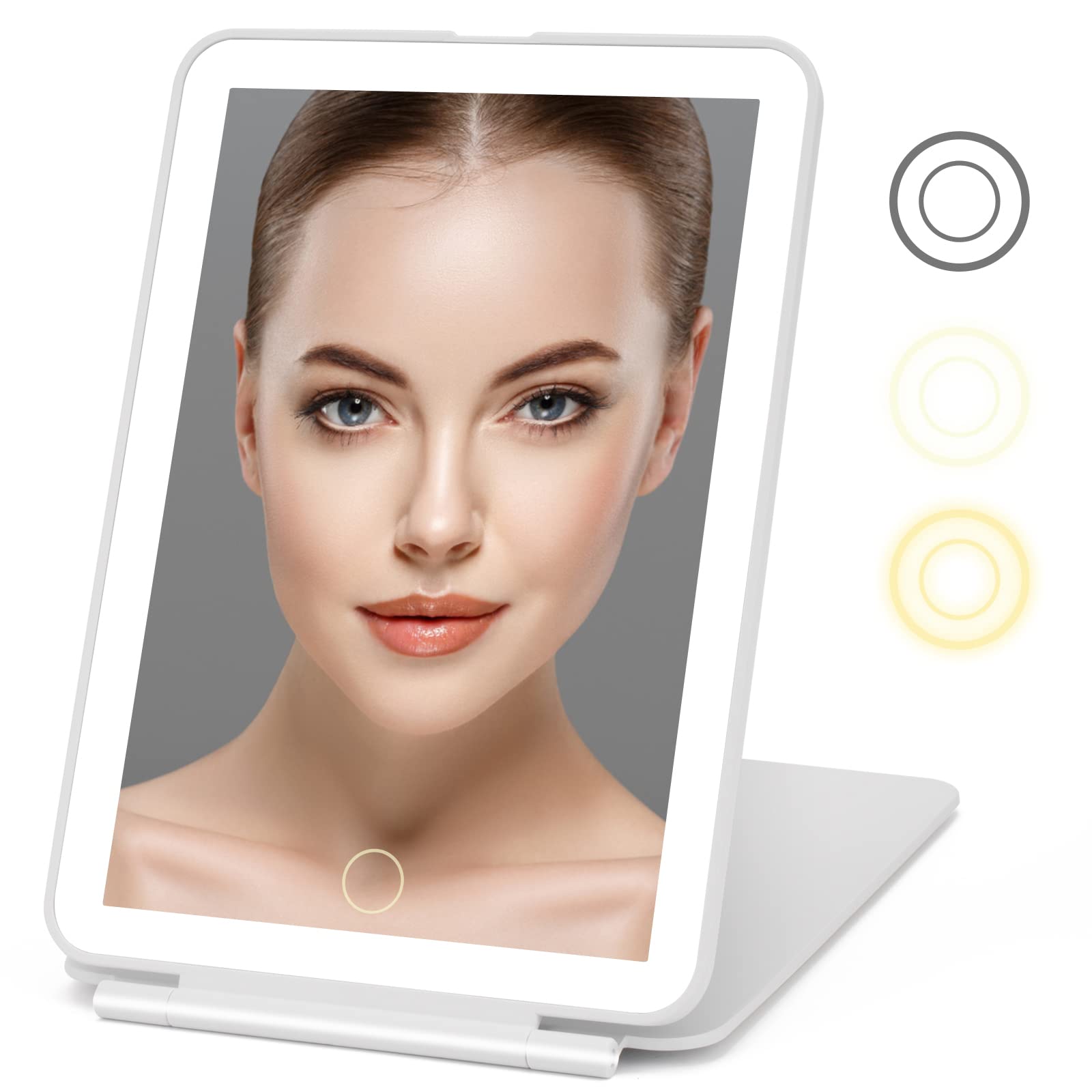 DenCert gift-ready makeup mirror, ideal for women on the go.