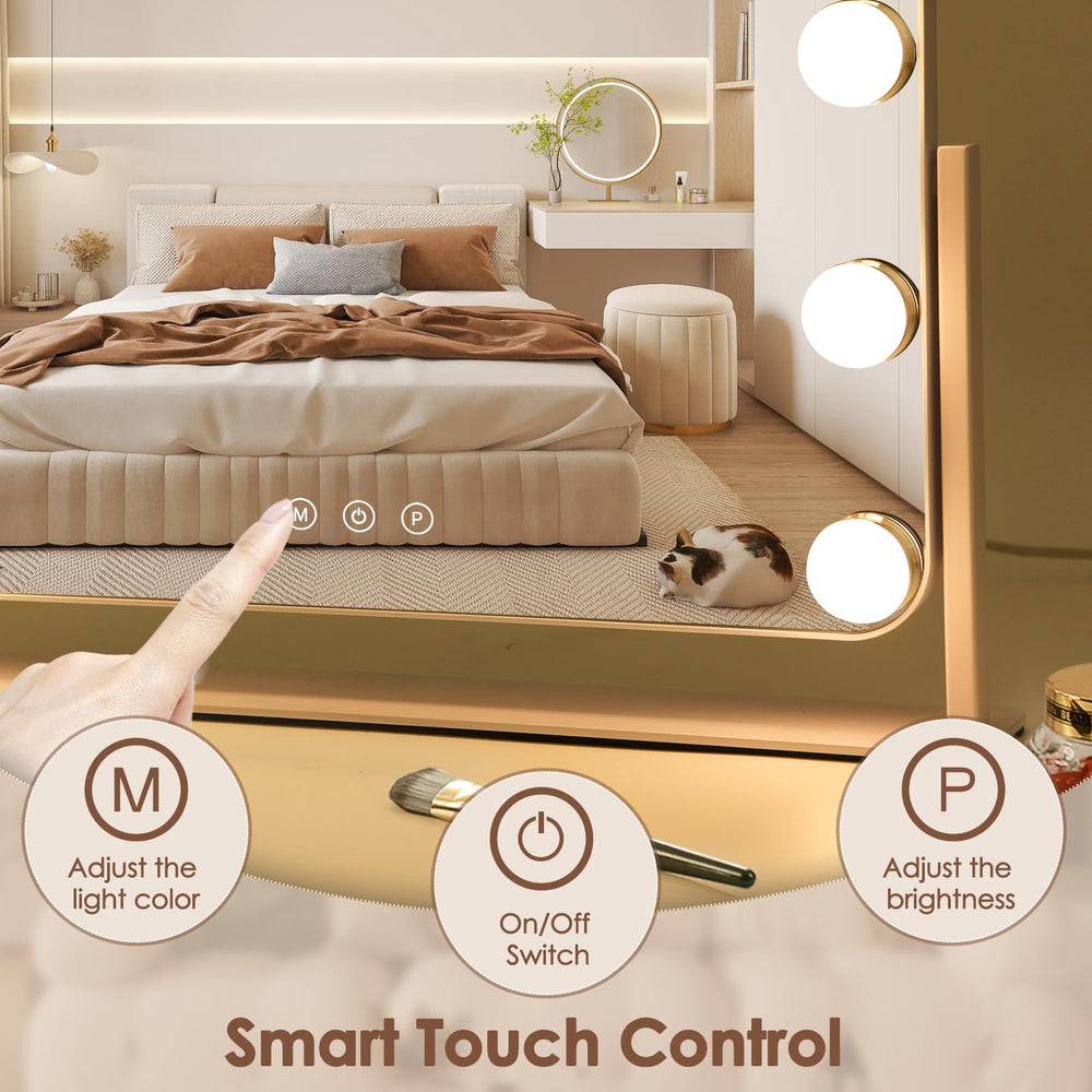 DenCert smart touch control for brightness and color changes