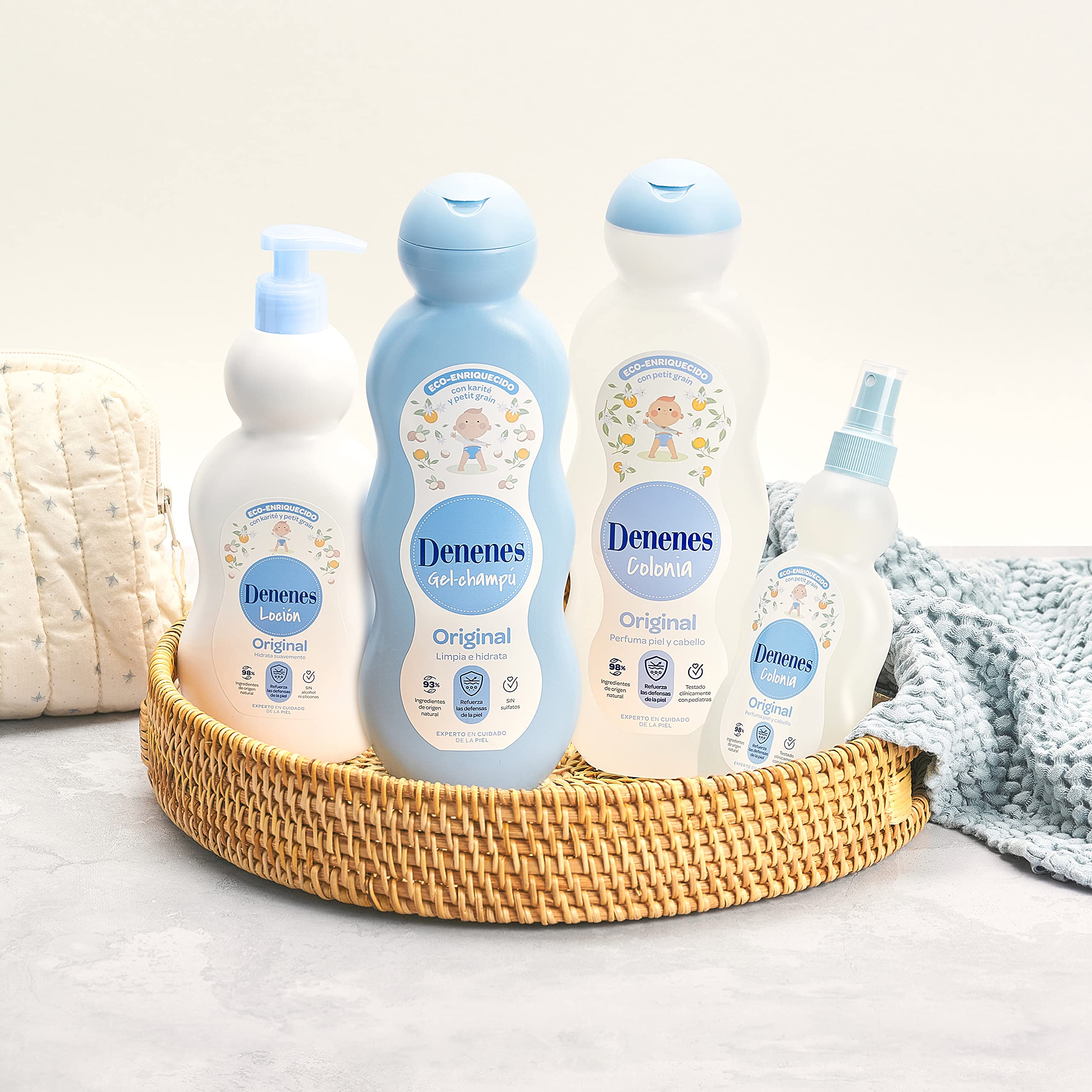 Denenes Baby Cologne box packaging, gifts-ready and easy to store