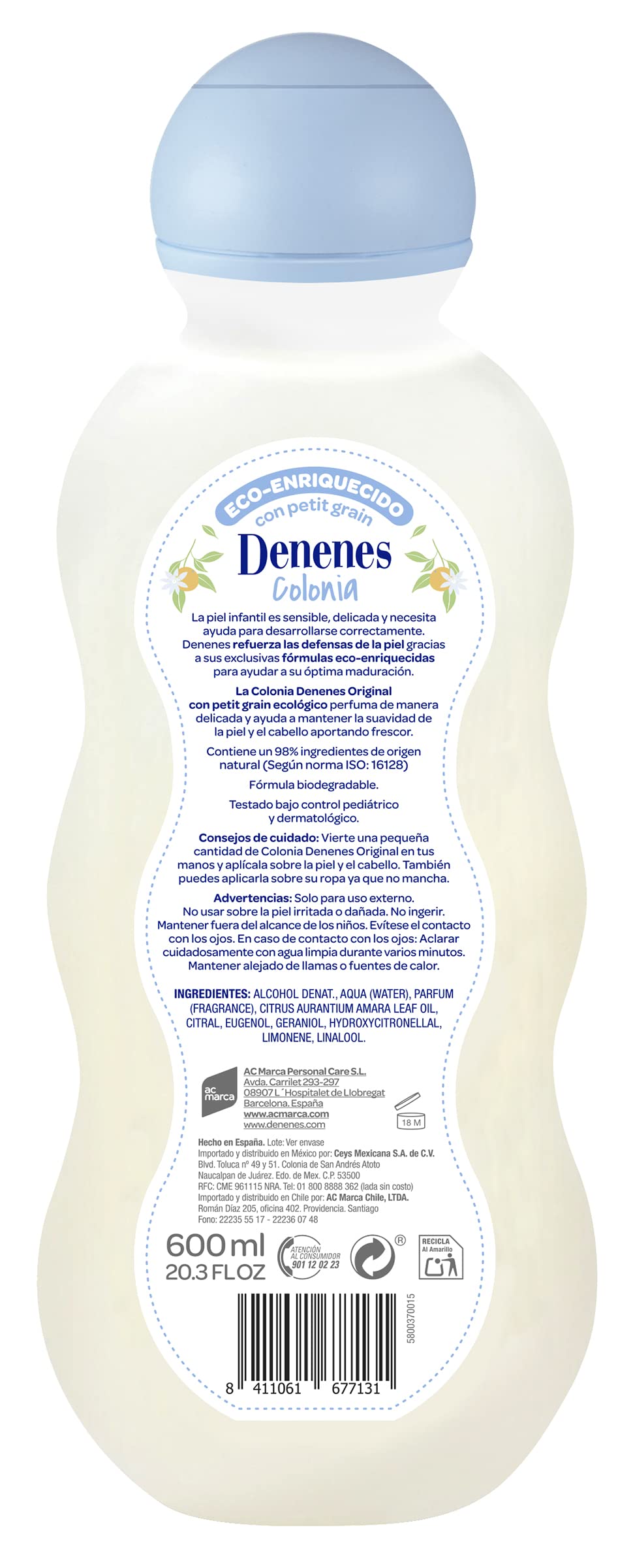 Denenes Baby Cologne swirl, refreshing scent for baby and family moments