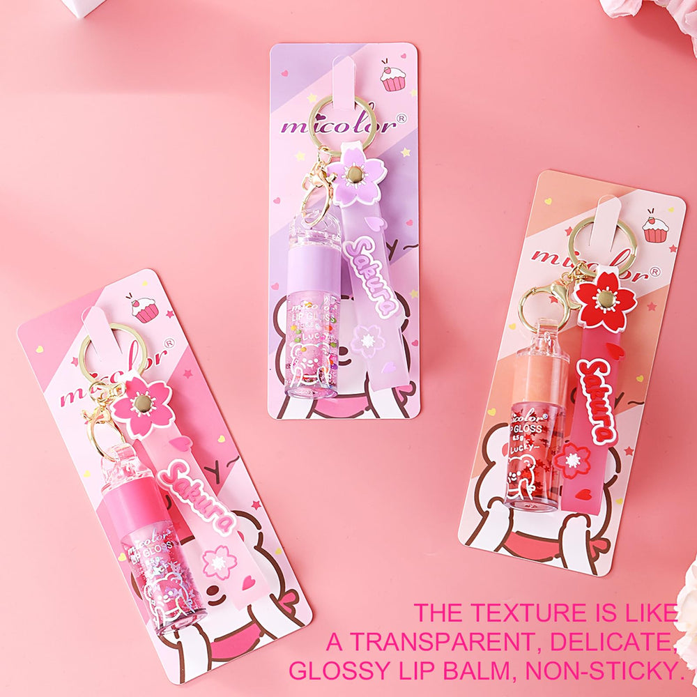 DENESTUP gloss application on lips for a smooth finish during events