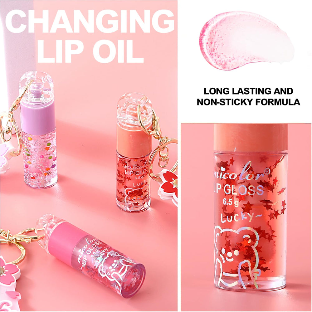 DENESTUP lip gloss texture highlights a lightweight, comfortable wear