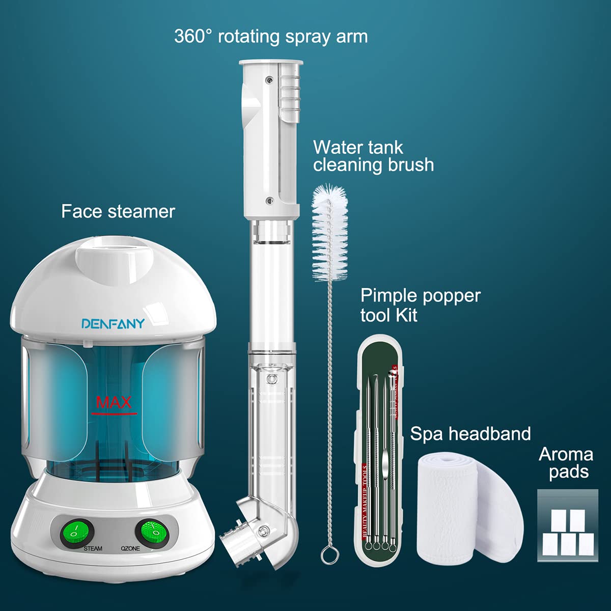 Denfany aromatherapy pad setup for calming essential oil steam