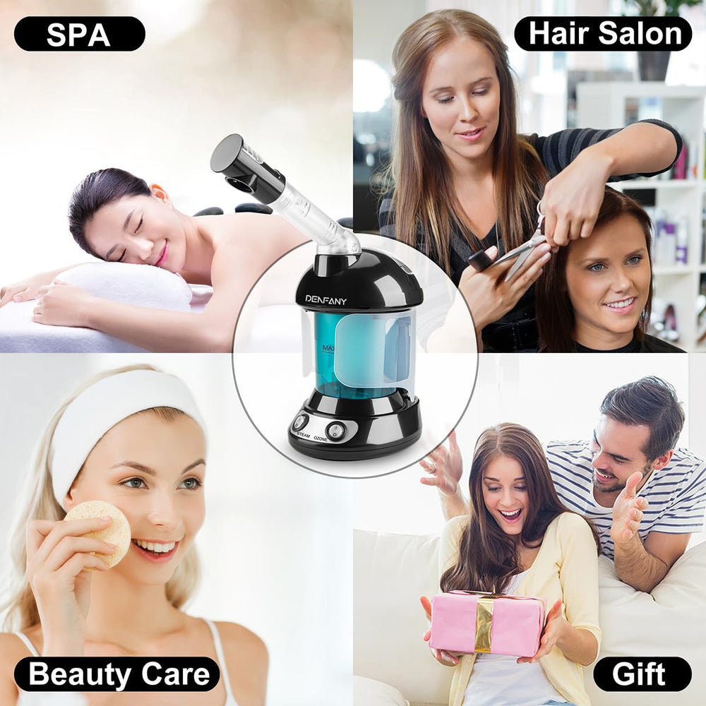 DENFANY home spa setup featuring sleek design for vanity use
