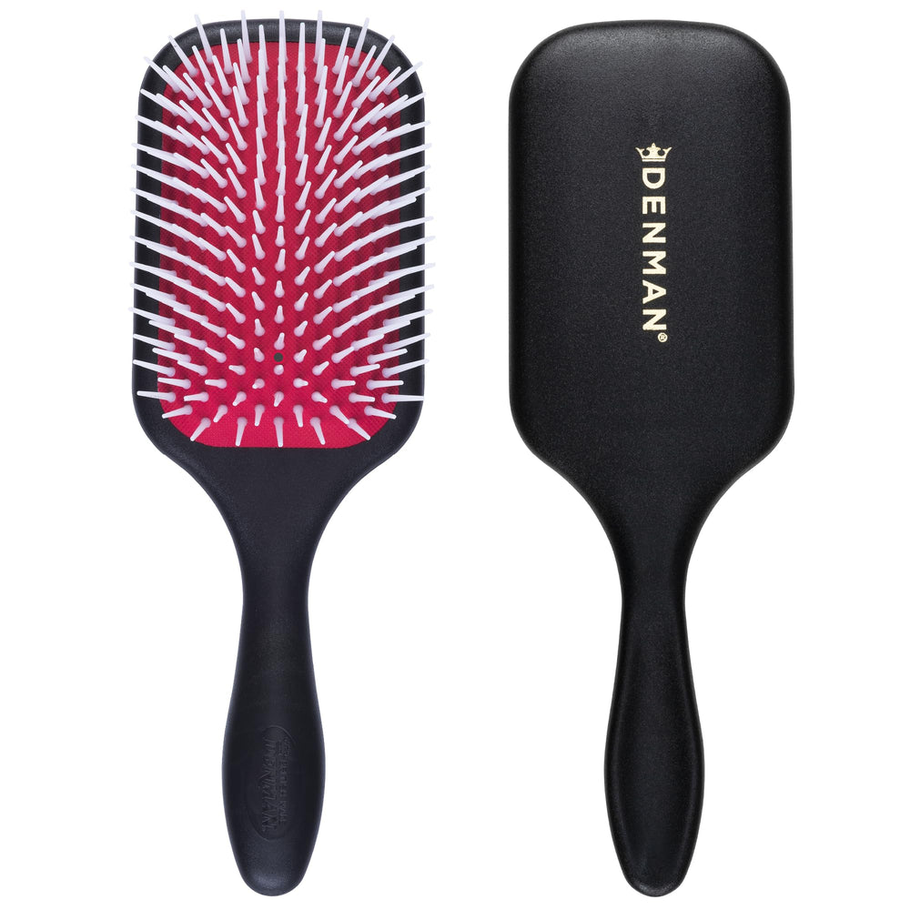 Denman D38 detangling paddle brush for wet or dry hair with detangling ease.