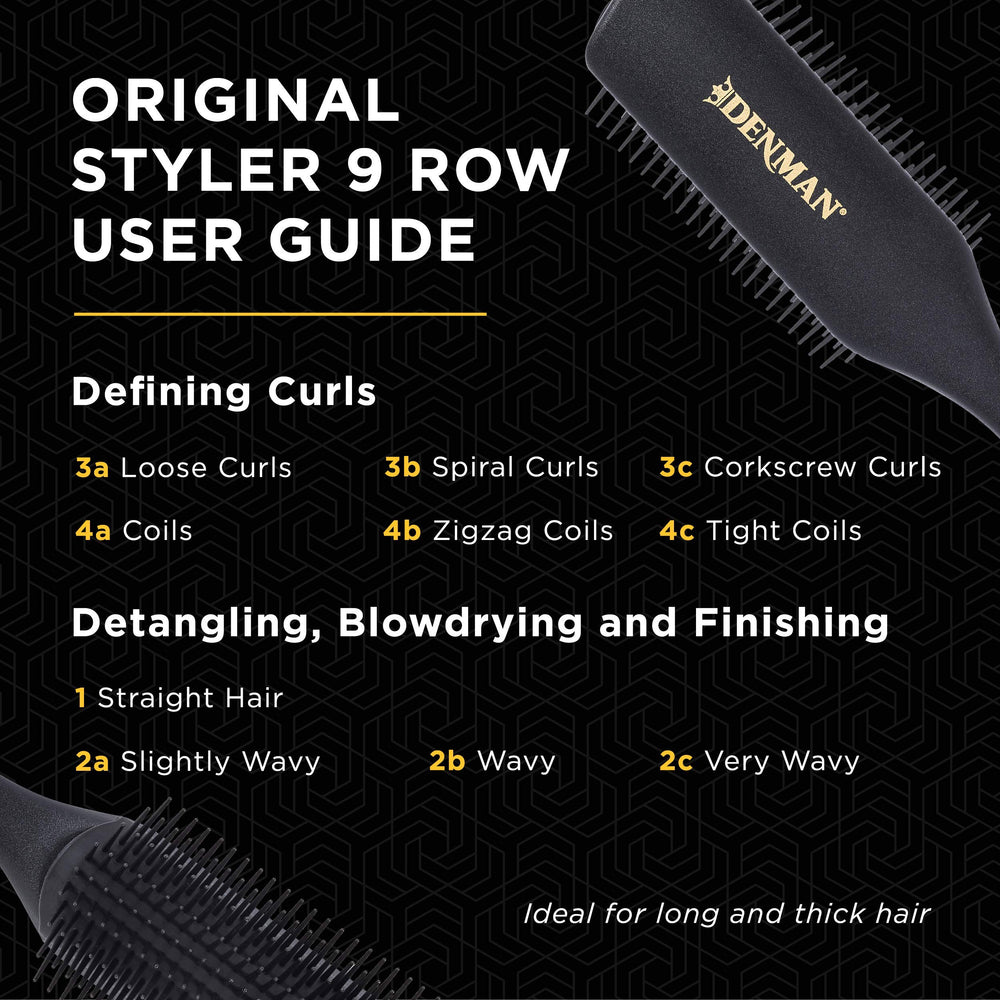 Denman D4 in-action during blow-drying for controlled styling