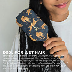 Denman Ultimate Detangling Brush dry-use enables quick styling detangling