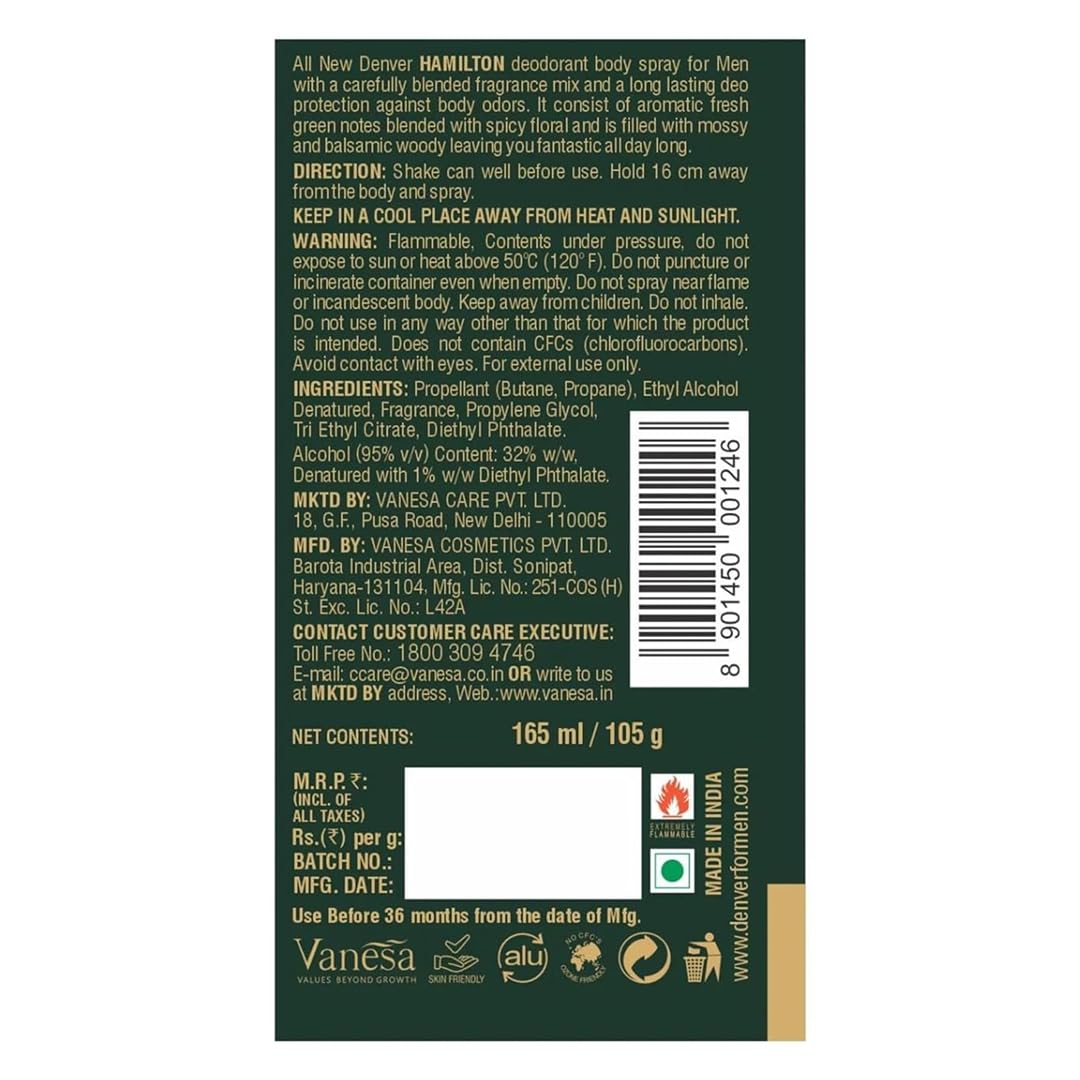Denver Hamilton 3-pack outer packaging emphasizes value and travel convenience.