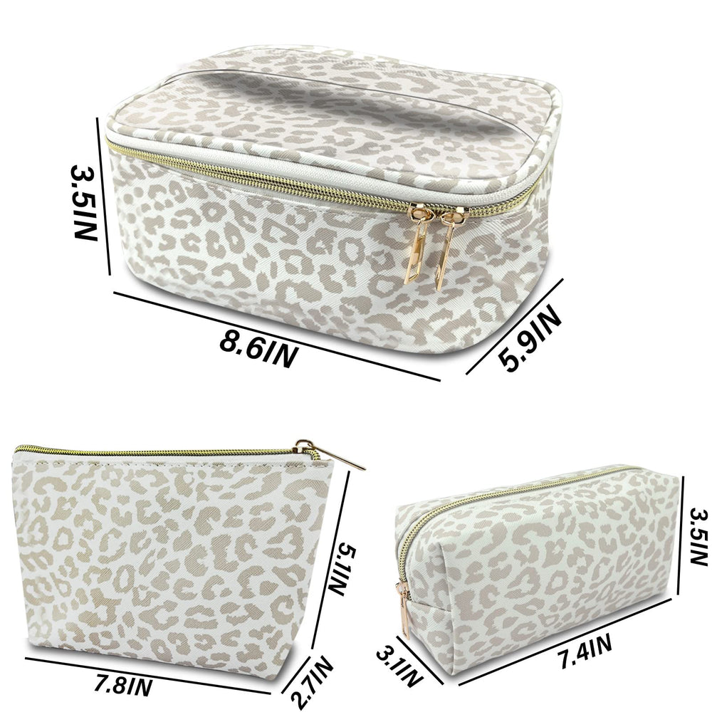 Deokke makeup brush bag organizer keeps brushes neatly stored.