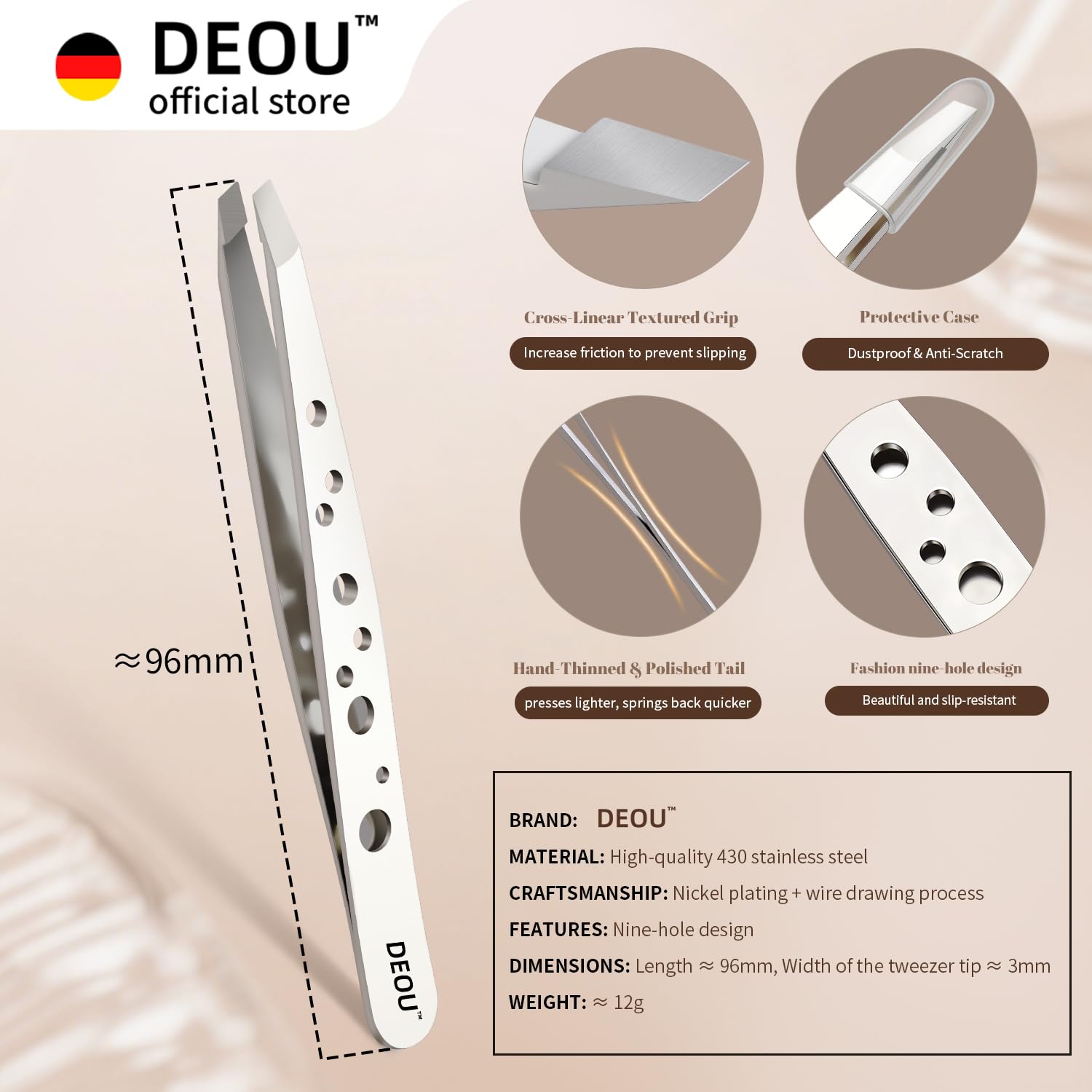 DEOU premium gift box packaging makes this set ideal for gifting.
