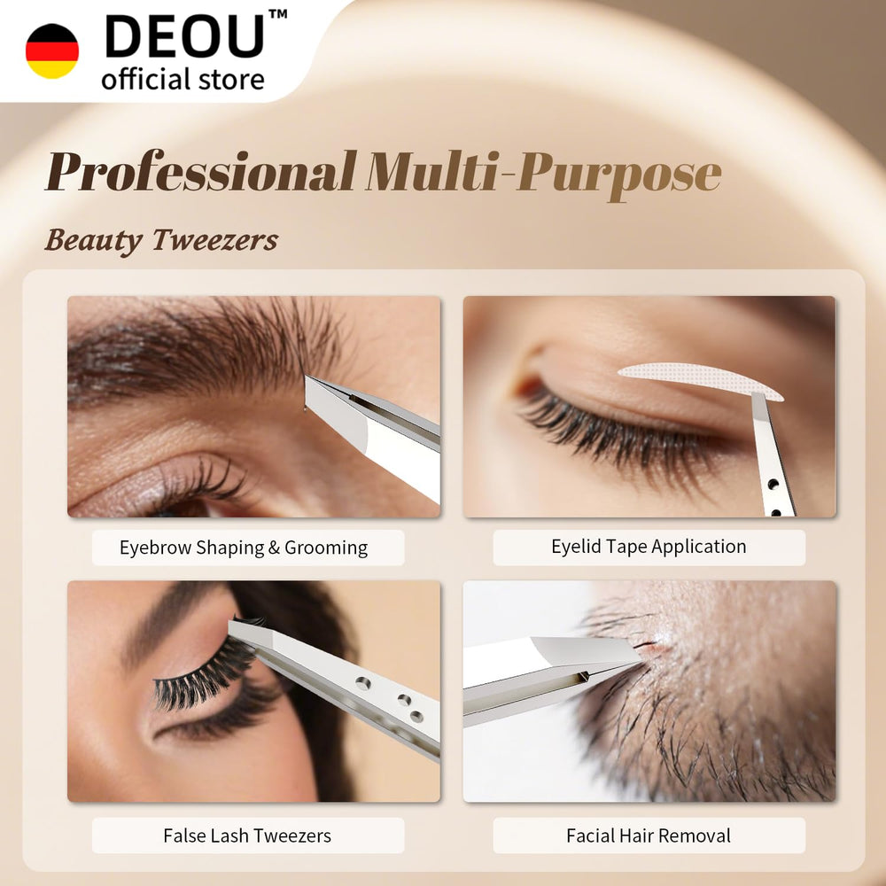 DEOU stainless steel body delivers durable, rust-resistant grooming.
