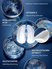 Depology Deepcare+ patches dissolving to release serum during activation