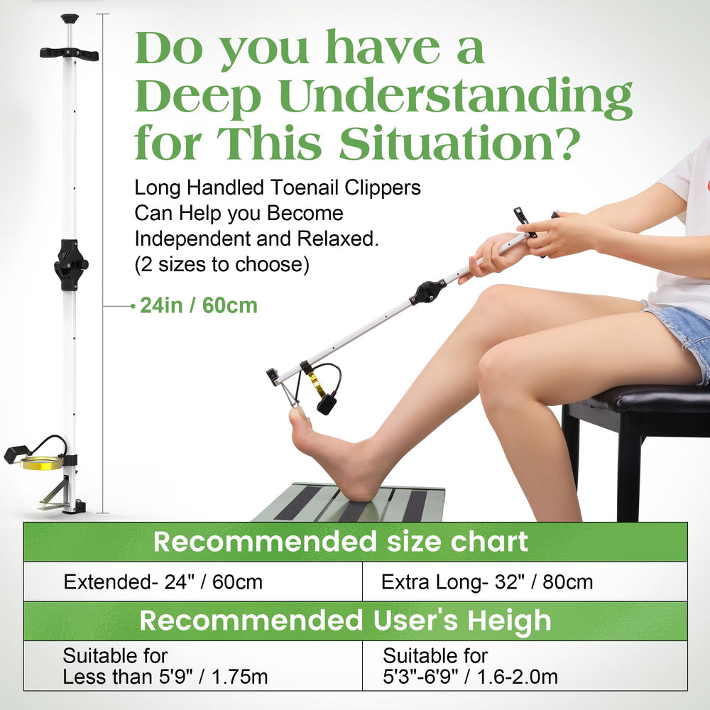 DEPSUNNY ergonomic grip in action supports comfortable nail care.