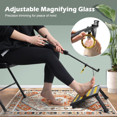 DEPSUNNY ergonomic long-handle grip supports comfortable trimming.