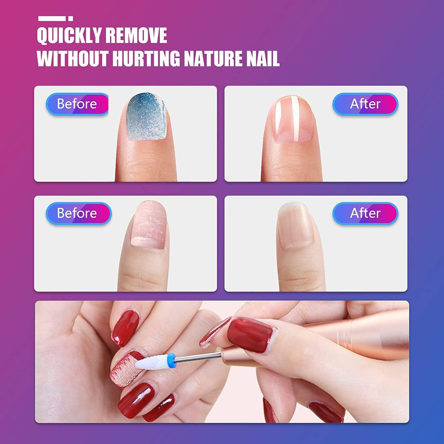 Depvko cleaning brushes help maintain tool hygiene between clients.
