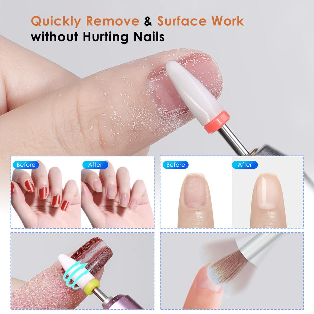 Depvko cuticle-remover image illustrates precise cuticle removal with minimal pressure.