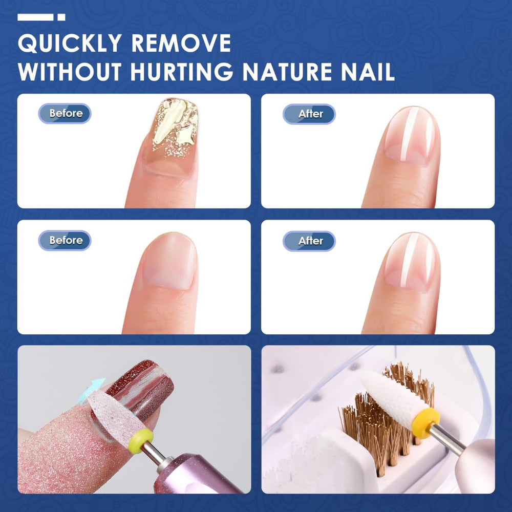 Depvko silicone nail bit provides gentle smoothing for delicate tasks