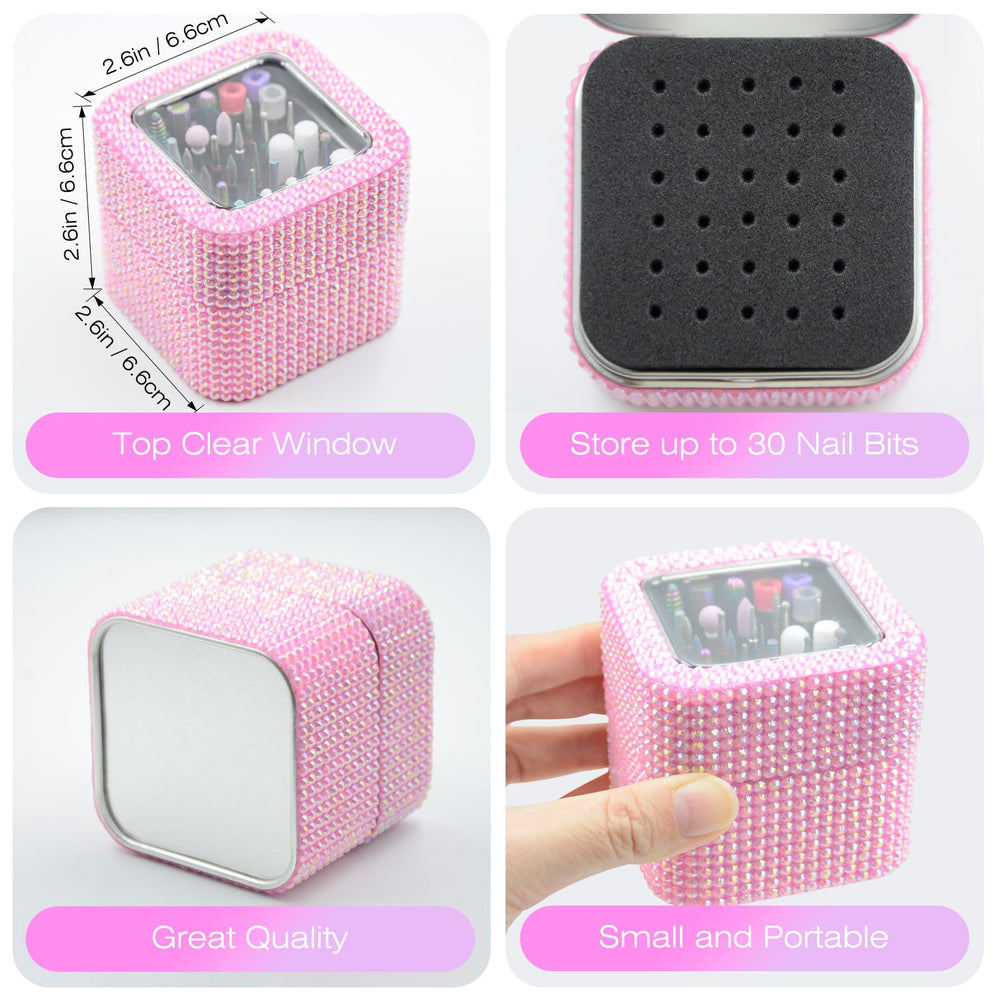 Depvko storage case with clear lid keeps bits organized for fast spa-ready setups.