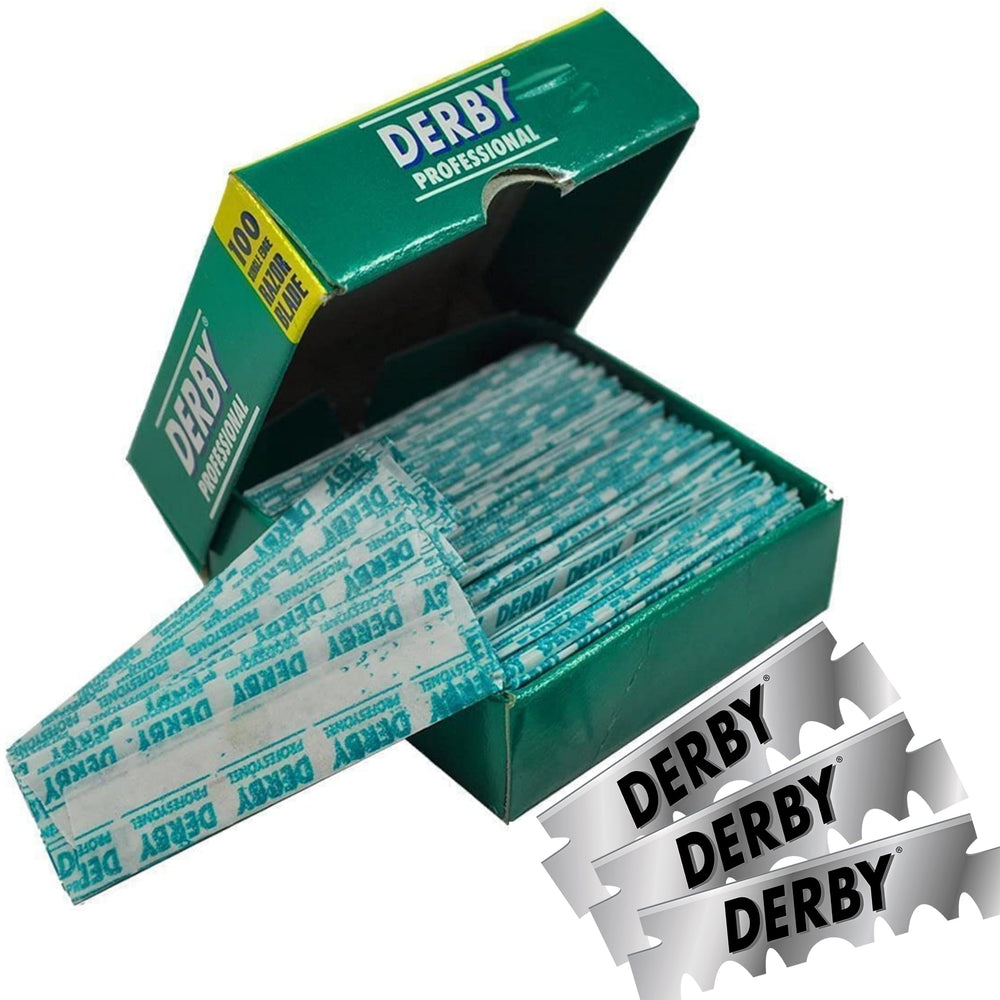 Derby bulk box on counter ready for grooming sessions.