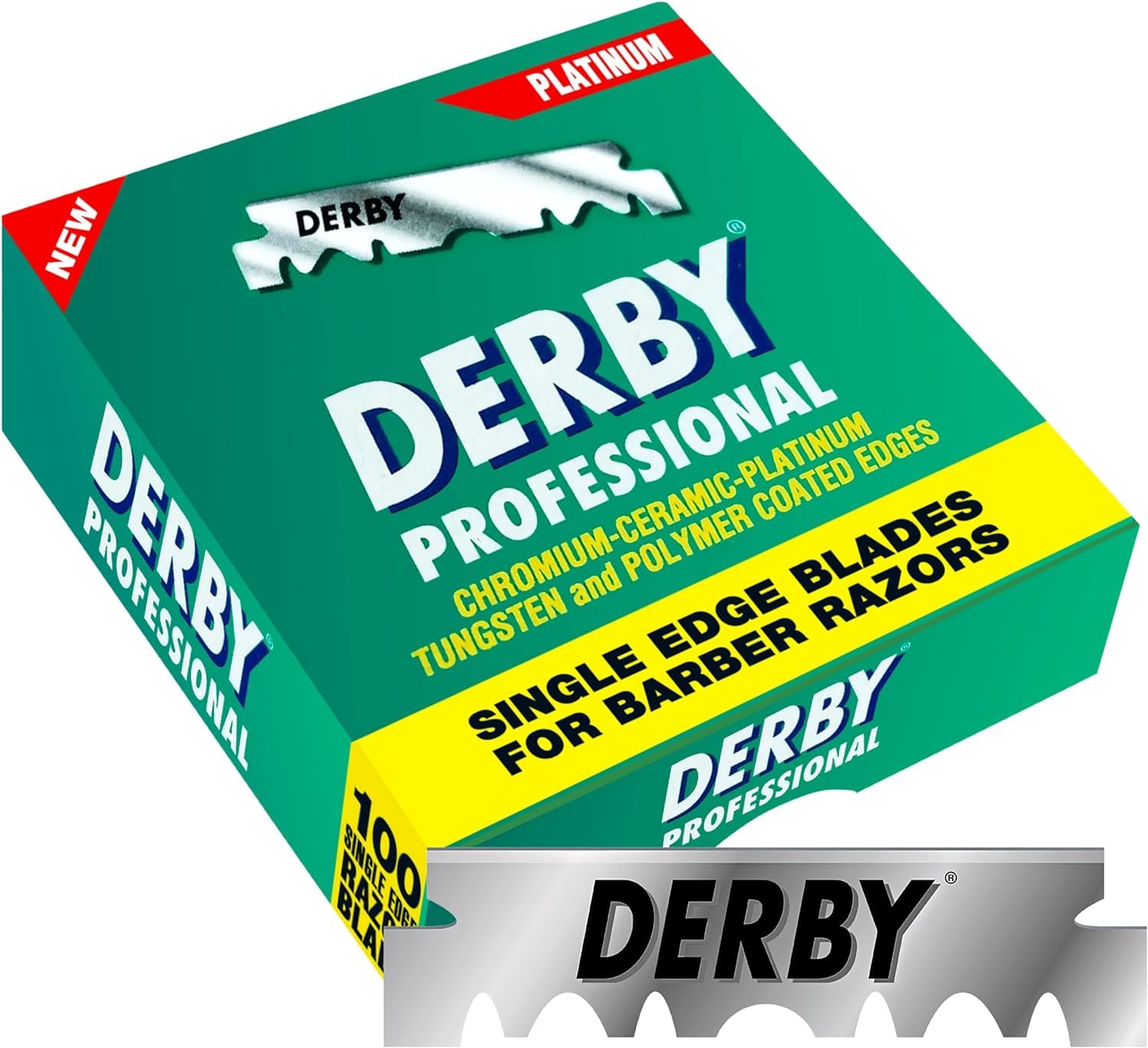 Derby Professional edge coating closeup highlights protection.