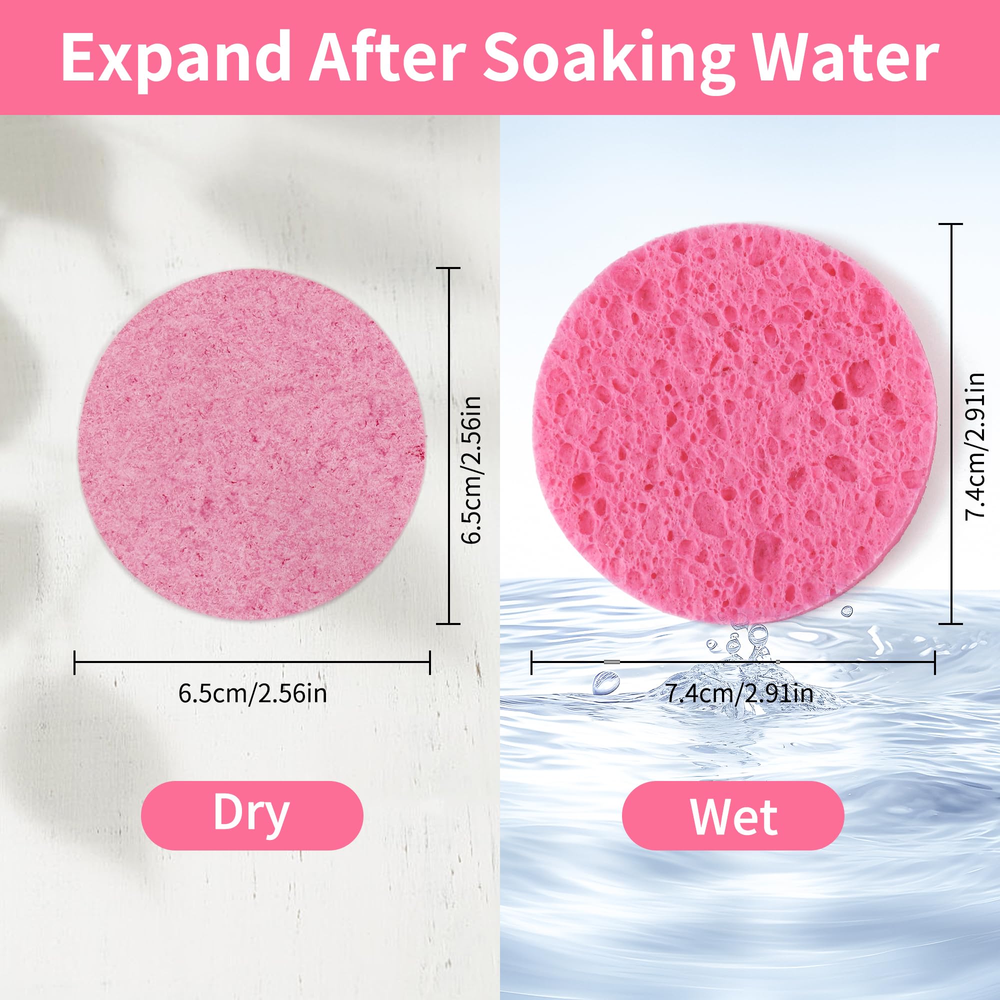 Derloyo reusable face sponge air dry after use