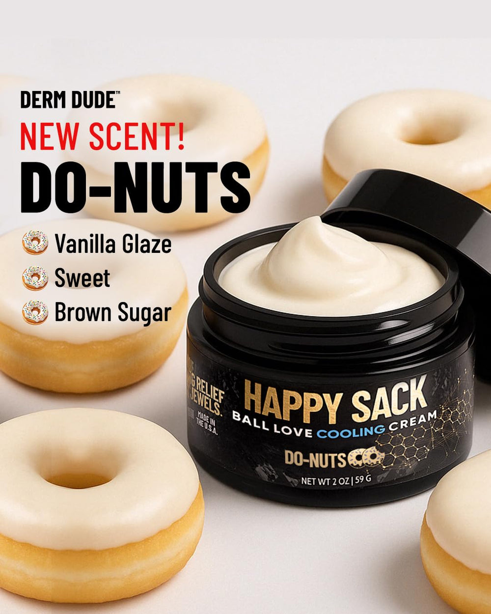 Derm Dude odor-control formula helps keep things fresh throughout the day