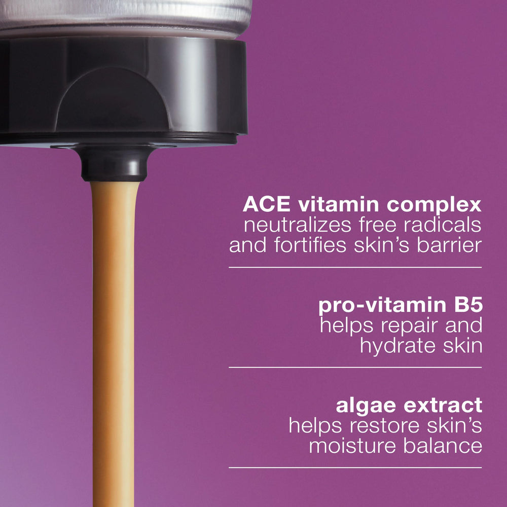 Dermalogica Multivitamin Power Recovery Masque after-use glow hints at radiant appearance.