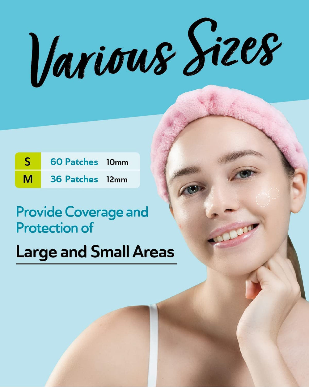 DERMA ANGEL dermatologist-tested patches provide safe, non-irritating skincare support.