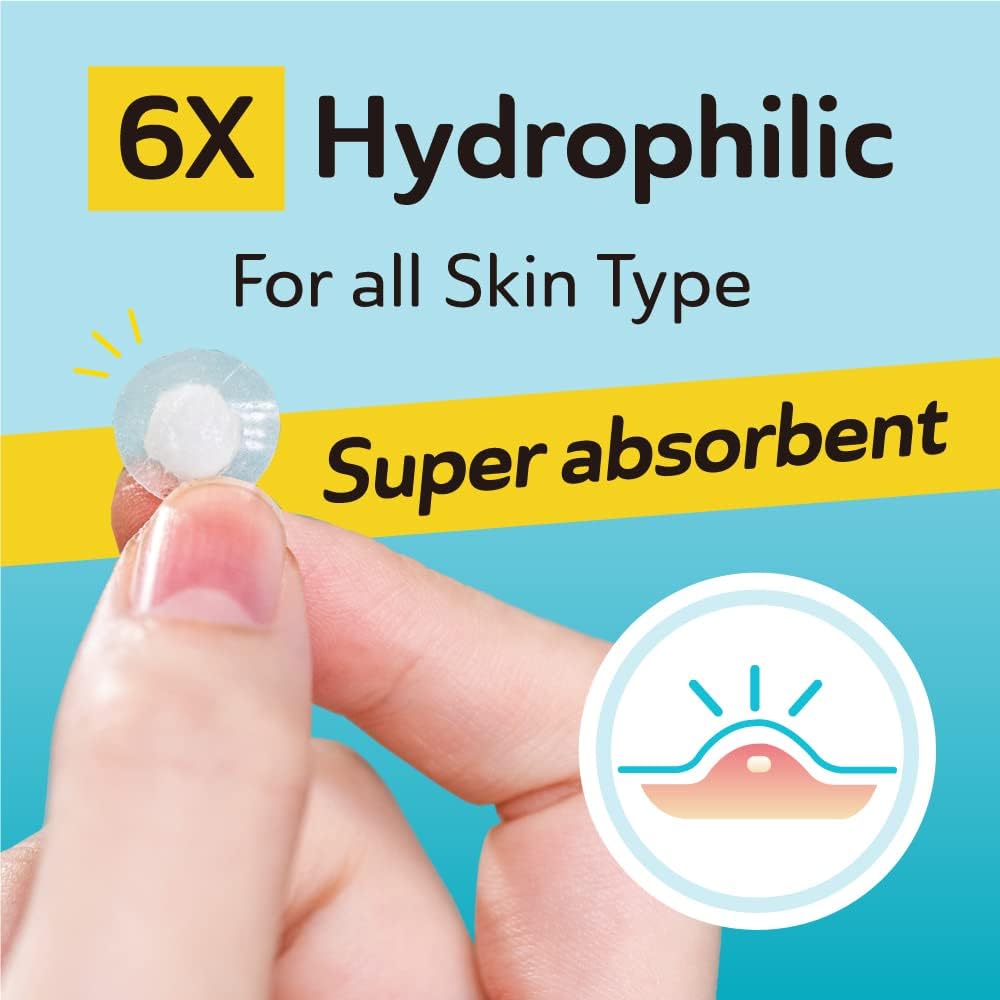 DERMA ANGEL hydrocolloid patch demonstrates high absorption for draining fluids