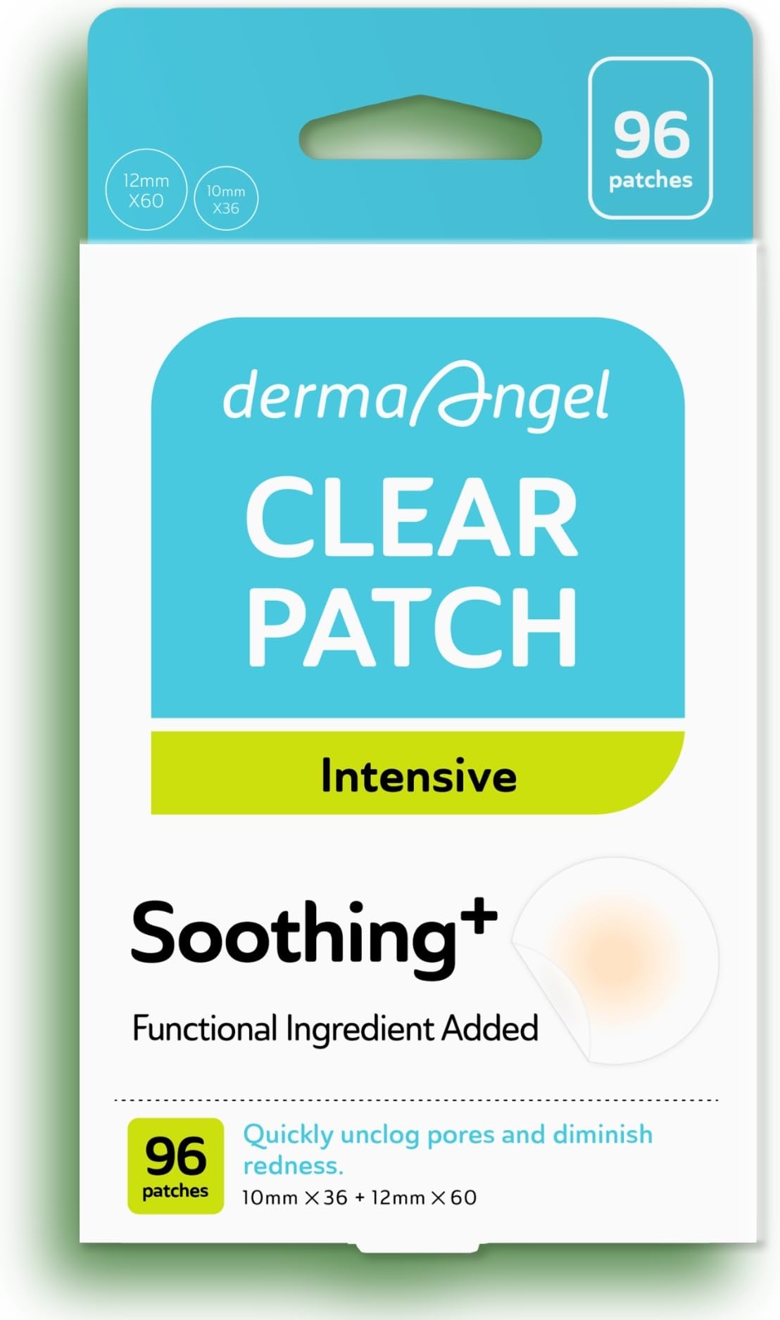 DERMA ANGEL invisible-salicylic-acid-pimple-patches-face-closeup provide discreet acne support.