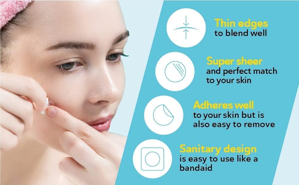 DERMA ANGEL soft matte finish patch look on skin for discretion.