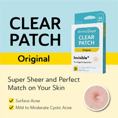 DERMA ANGEL waterproof matte patch protects while staying put on skin