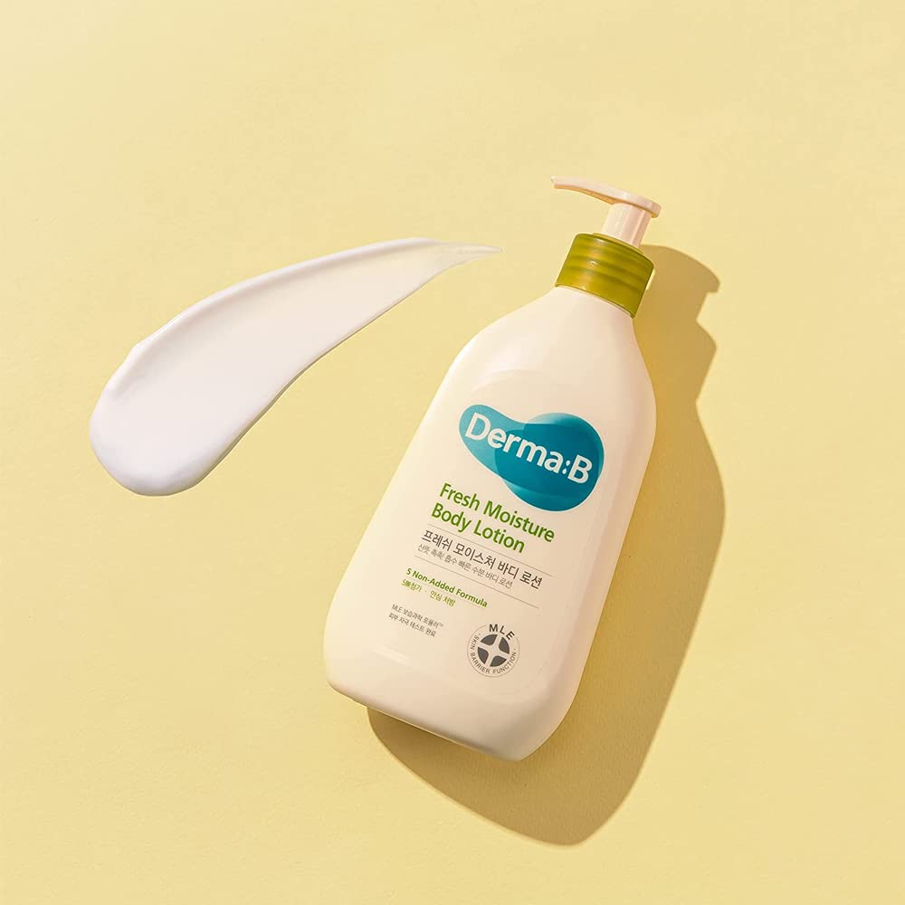 Derma B Clinically Tested safety seal showing gentle formula for sensitive skin.