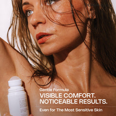 DERMAdoctor Total NonScents dermatologist-tested badge signals trust for sensitive skin users.