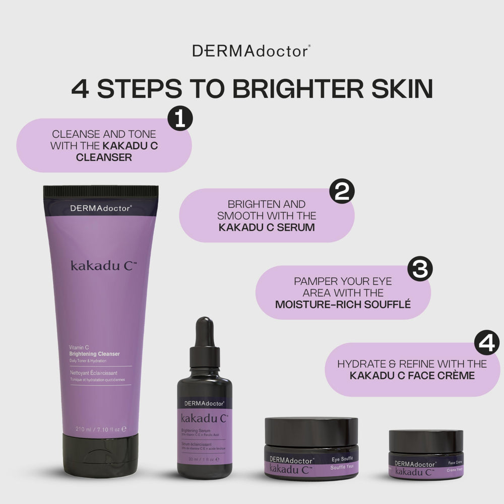 DERMAdoctor Vitamin C Face Wash daily-use bottle indicating gentle, sensitive-skin friendly cleansing