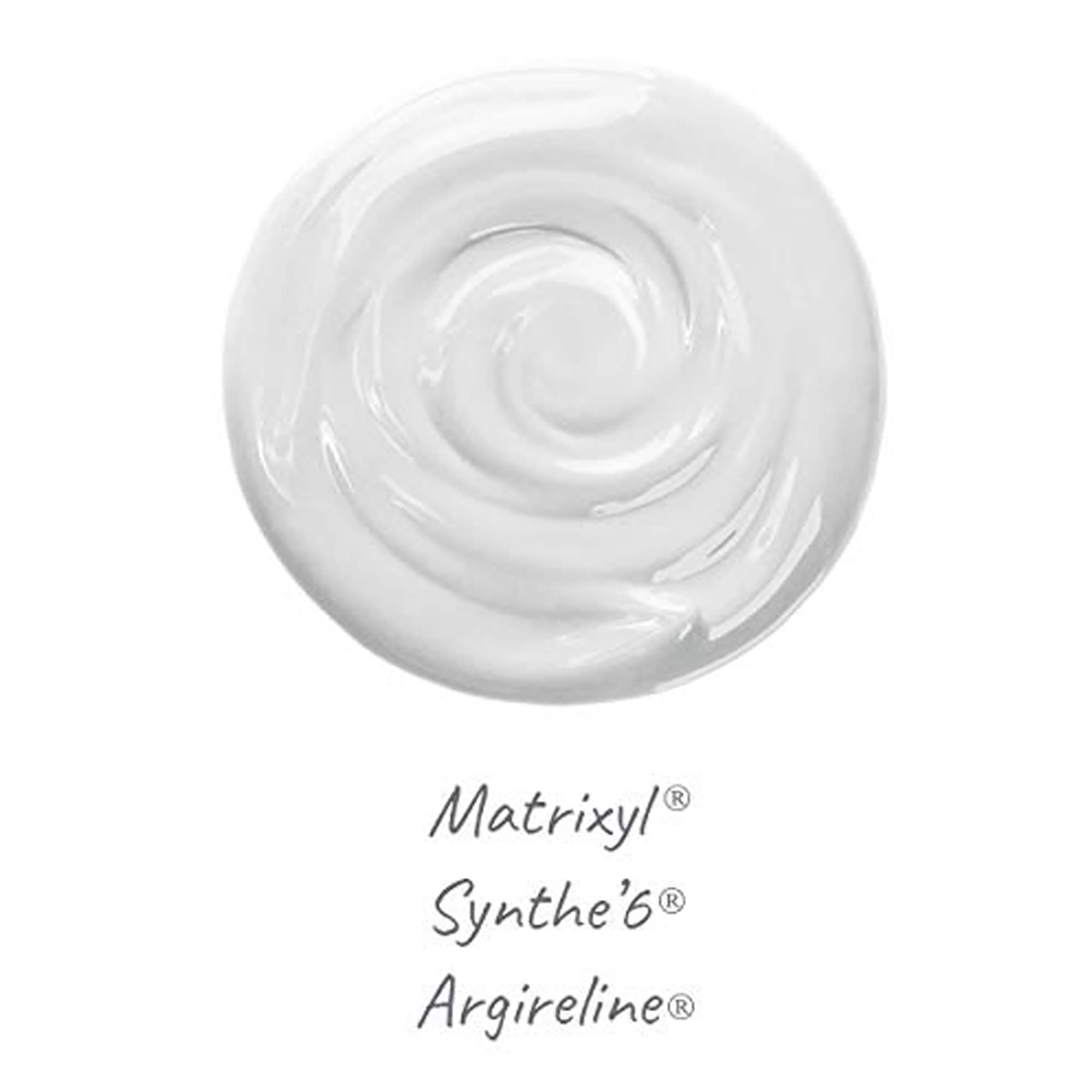 Derma E Advanced Peptides and Collagen Moisturizer texture swatch reveals creamy, deeply hydrating cream