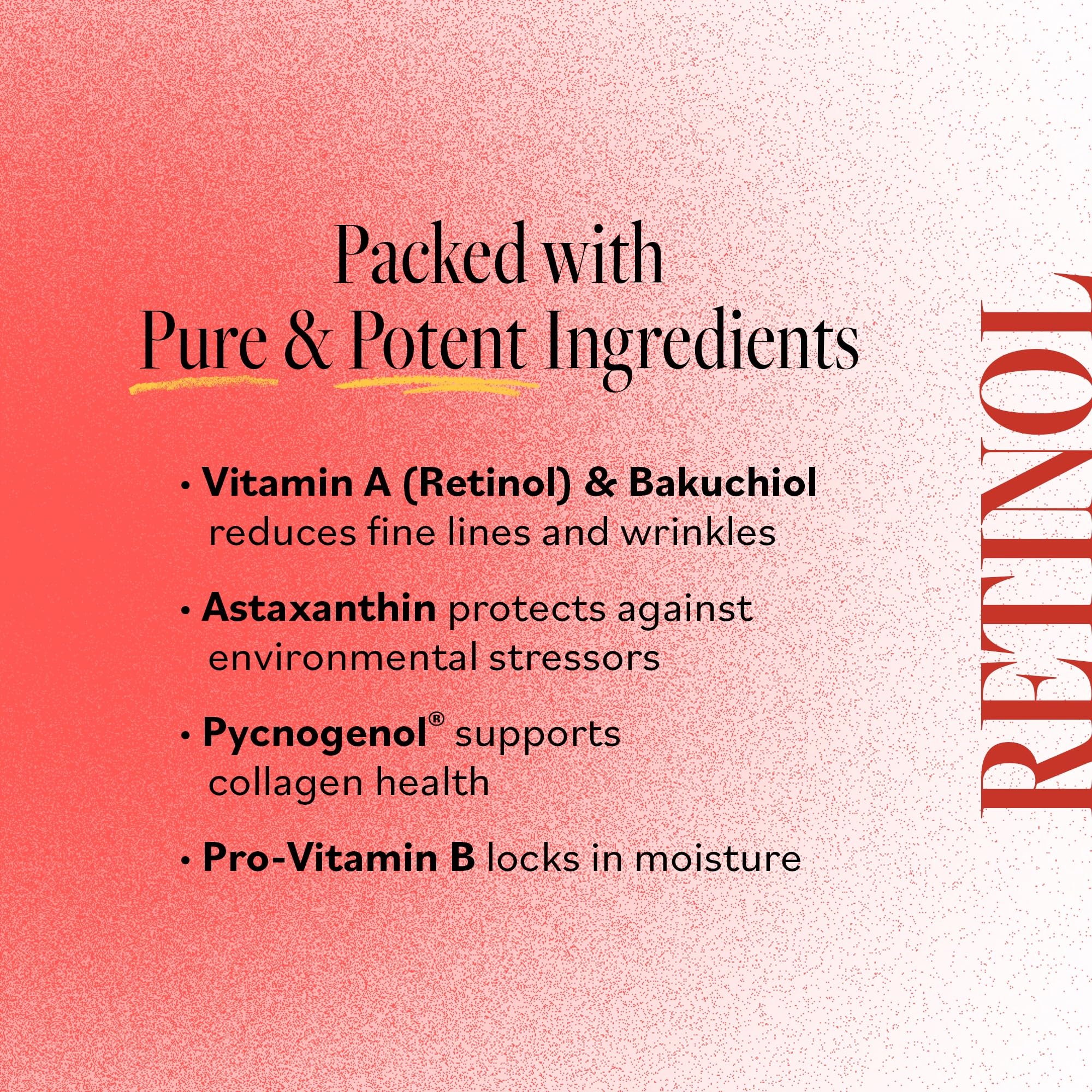 Derma E night cream texture close-up showing lightweight, fast absorption.