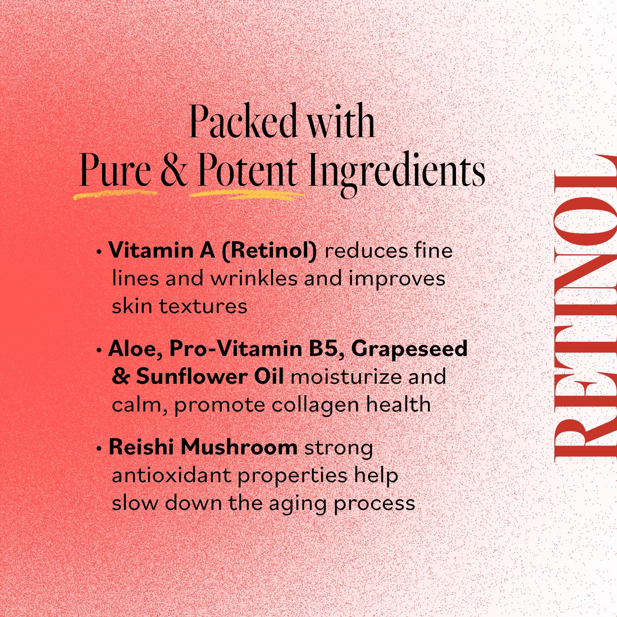Derma E Anti-Wrinkle Eye Treatment golden Aloe beads deliver gentle moisture.