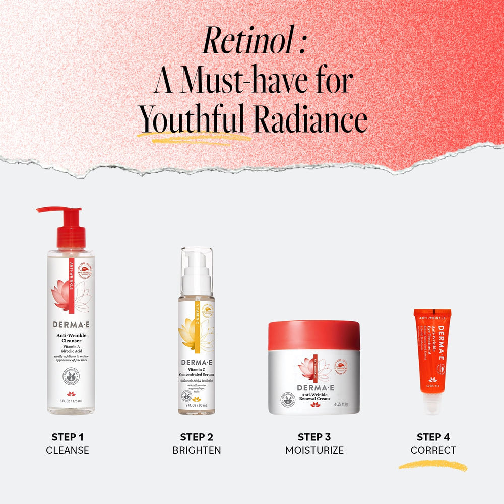 Derma E Anti-Wrinkle Eye Treatment grapeseed extract nourishes under-eye skin.